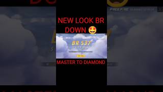 NEW LOOK BR DOWN 🤩 S 38 MASTER TO DIAMOND 😭 FREE FIRE shorts viral ajjubhai [upl. by Lav]