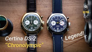 Certinas most famous chronograph was revived The DS2 Chronolympic [upl. by Erdied471]