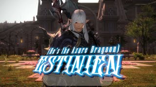 Final Fantasy XIV has ESTINIEN HES THE AZURE DRAGOON [upl. by Anayad371]