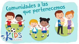 Comunidades para niños  Tipos de comunidades  Estudios sociales para niños  Kids Academy [upl. by Artined]