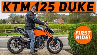 2024 KTM 125 Duke  First Ride Review [upl. by Brianne736]