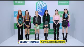 Tokopedia x SECRET NUMBER  Tokopedia WIB Indonesia Kpop Awards 25 November 2021 [upl. by Friedman529]