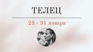 ТЕЛЕЦ 🪬 23  31 января 🪬 Основные события Таро  прогноз [upl. by Caprice]