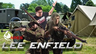 Best of British  ARES Airsoft Lee Enfield No4 Mk1 T and L42A1 Review  RedWolf Airsoft RWTV [upl. by Zacharie]