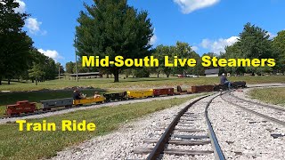 Riding the Whole Railroad  MidSouth Live Steamers [upl. by Gnus]