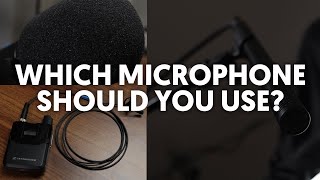 Microphones Dynamic vs Lavalier vs Shotgun [upl. by Veradis]