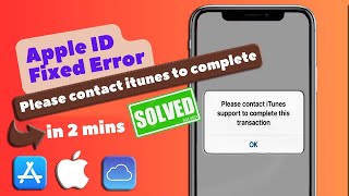 Create Apple ID Fixed Error Please contact itunes to complete  ✅ New Method ✅ 2024 [upl. by Junia]