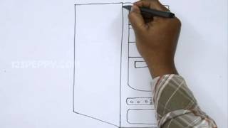 How to Draw a CPU Case [upl. by Thagard]