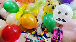 FUN POPPING LOTS OF BALLOONS🎈🎈🎈 P100100satisfyingasmrballoonboomballooncolourfun [upl. by Gabrielli]