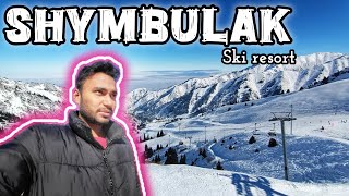 Experience the Thrill of Shymbulak Ski Resorts Cable Car in Almaty Kazakhstan [upl. by Arocahs]