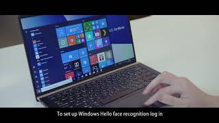 How to Setup the Face Recognition Login via Windows Hello  ASUS [upl. by Bella]