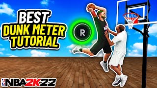 How To Use The NEW DUNK METER In NBA 2K22 NBA 2K22 NEW CONTACT DUNK SYSTEM [upl. by Willow]