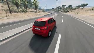 Beamng Drive  Hyundai IX20  Steering Wheel Gameplay [upl. by Rramo]