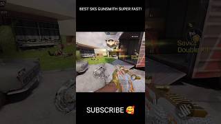 BEST SKS GUNSMITH SUPER FAST UNSTOPPABLE codm callofdutymobile codmobile snd [upl. by Moira478]