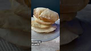 Pan Pita  Receta en mi perfil [upl. by Daniella219]