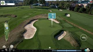 WGT Golf Oakmont CC 14 Bunker Shot [upl. by Heindrick982]