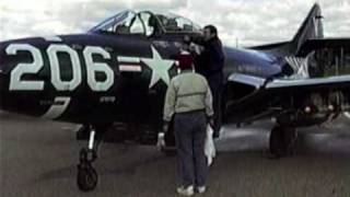 F9F Panther at 1993 Kalamazoo Airshow [upl. by Wake]