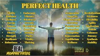 Perfect Health Morphic Field  Be your healthiest version with this [upl. by Evante]