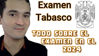 Examen de admisión UJAT Tabasco 2024  Todo sobre el examen [upl. by Prober]