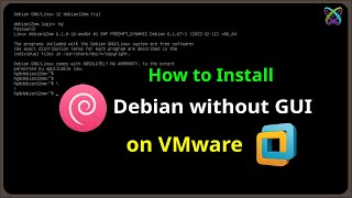 How to Install Debian Server without GUI on VMware Workstation [upl. by Anirrehs]