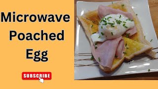 Microwave Poached Eggs Made Easy Quick amp Delicious Breakfast Recipe [upl. by Tcideneb]