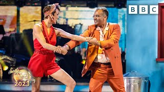 Krishnan amp Lauren Cha Cha Cha to Boom ShakALak by Apache Indian ✨ BBC Strictly 2023 [upl. by Names]