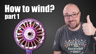 How to wind and rewind an RC brushless motor  part 1 [upl. by Hael]