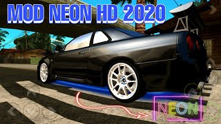 MOD NEON HD TERBARU V1 GTA SA ANDROID [upl. by Anilehcim]