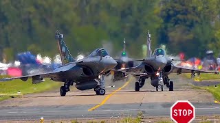 RAFALE french navy pilots Takeoff Demo Landing [upl. by Simonetta]