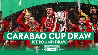 LIVE Carabao Cup First Round Draw 🏆 [upl. by Ibbor]