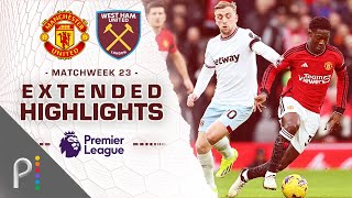 Manchester United v West Ham United  PREMIER LEAGUE HIGHLIGHTS  242024  NBC Sports [upl. by Harod891]