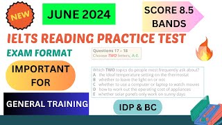 ielts general reading practice test 2024 with answers  june 2024 [upl. by Clerk404]