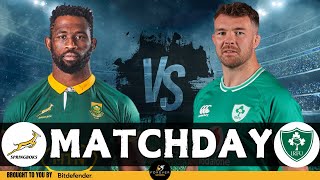 SPRINGBOKS VS IRELAND BUILDUP  South Africa vs Ireland Matchday Buildup [upl. by Airat]