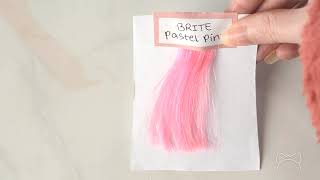 Brite Instant Colour Pastel Pink Swatching on 613 [upl. by Gaughan415]