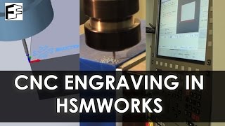 CNC Engraving with HSMWorks Trace 5minFriday  7 [upl. by Gard251]