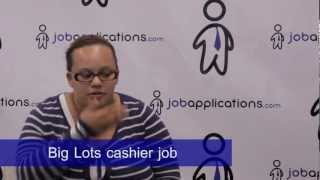 Big Lots Interview  Cashier 2 [upl. by Darryl]