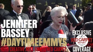 Jennifer Bassey AllMyChildren interviewed at the 45th Annual CreativeArtsEmmys DaytimeEmmys [upl. by Ycnalc]