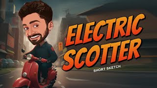 Electric scooter SHORT SKETCH [upl. by Akinek]