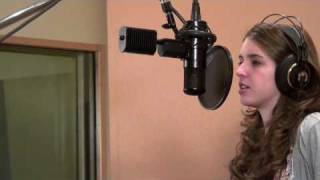 Claire Fowler Miley Cyrus  Hannah Montana  The Climb Live Studio Recording [upl. by Eileek]