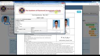 How to Download CA IPCC amp Final Admit Card Nov 2019 [upl. by Jestude976]