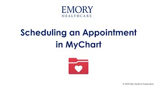 Scheduling an Appointment in MyChart [upl. by Gut]