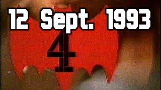 Channel 4 Ad Breaks amp Continuity  12 September 1993 [upl. by Esdras349]