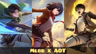 Mlbb x Aot UpdateMlbb upcoming Skins and more [upl. by Aihsyn]