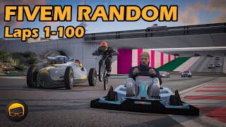 323 Laps For The Rest Of Them Part 1 Laps 1100  GTA FiveM Random All Of Them №13 [upl. by Anas]