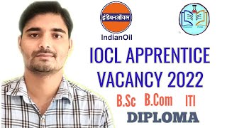 IOCL APPRENTICE VACANCY 2022 IOCL APPRENTICE  Chemical Pedia [upl. by Aroved]