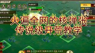 【核彈張】火遍全網的核彈張飛，傳說級開荒教學！【三國志戰略版】 張飛 周泰 袁紹 張春華 [upl. by Anahsahs]