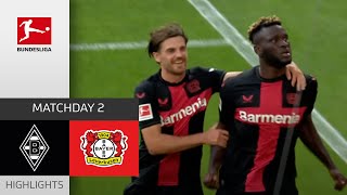 Impressive Leverkusen  Borussia Mgladbach  Bayer 04 Leverkusen 03  MD 2 – Bundesliga 2324 [upl. by Ademordna]