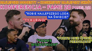 Pomawiacz Cygan FERRARI vs WIEWIÓR amp TAŃCULA  KONFERENCJA FAME 20  PANEL 2 [upl. by Aikim]