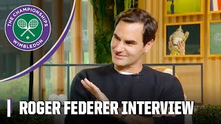 Roger Federer talks Alcaraz and Sinner his Dartmouth speech and more  Wimbledon on ESPN [upl. by Pappas]