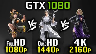 Tekken 8  1080p vs 1440p vs 2160p 4K  GTX 1080  TAA TSR NIS FSR 10 FSR 2 XeSS  Gameplay [upl. by Efinnej]